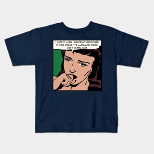 Comic Woman Is Awkward Kids T-Shirt